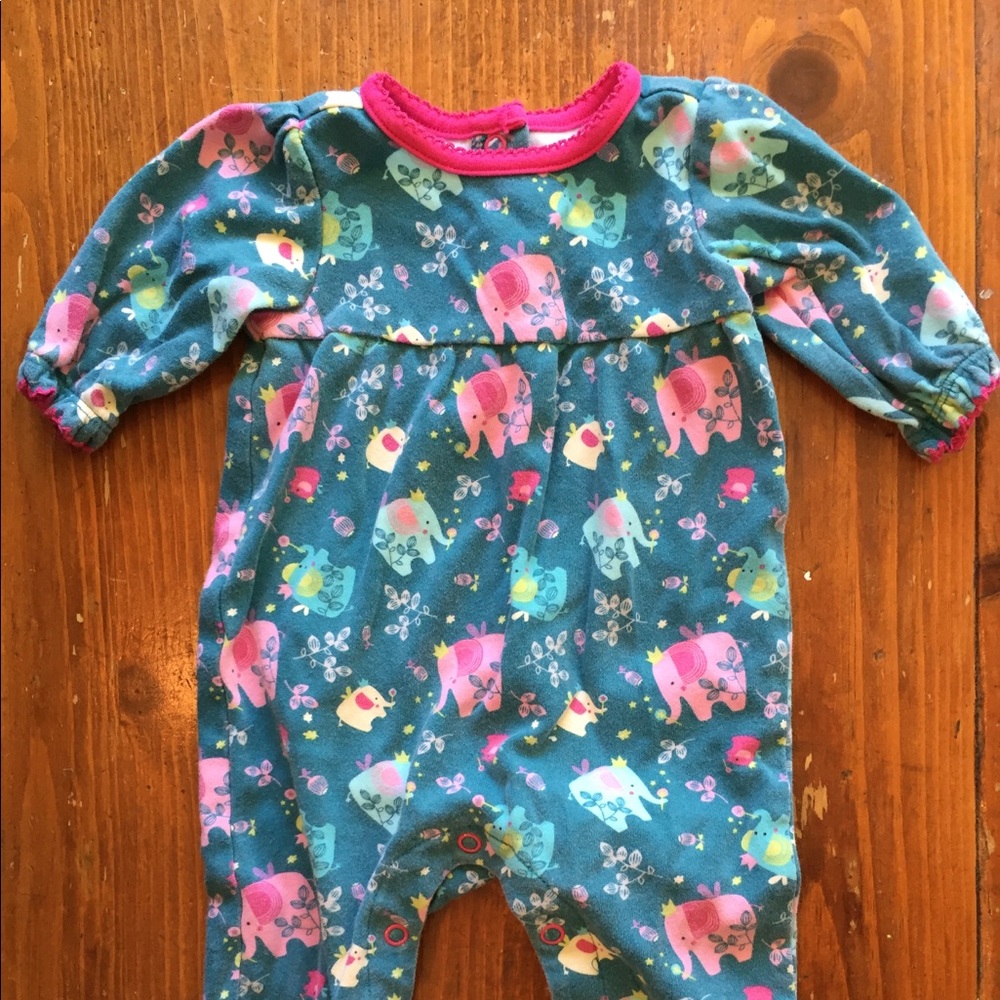 Zutano “Fairy Elephant” 6mo Playsuit